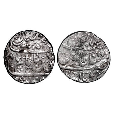 Bhopal, Silver Rupee, 11.23g, INO Shah Alam II, AH 118x / 16 RY, Bhopal Mint, INO Shah Ala