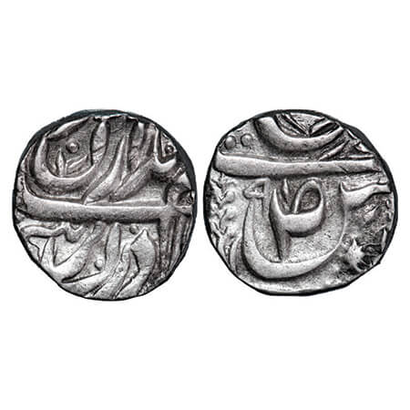Nabha, Silver Rupee, 10.84g, Jaswant Singh (VS 1840-1897/1783-1840 AD), INO Ahmad Shah Dur