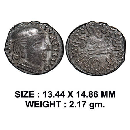 Western Kshatrapas, Kardamaka Dynasty, Rudrasena I (c. 198-222 AD), son of Rudrasimha I, S