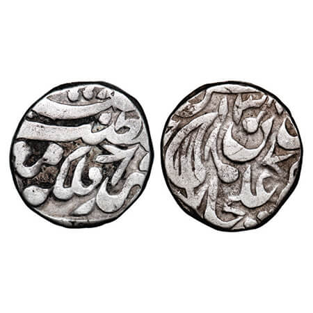 Tonk, Silver Rupee, 10.99g, Muhammad Ibrahim Ali Khan (AH 1284-1349 / 1868-1930AD), INO Vi