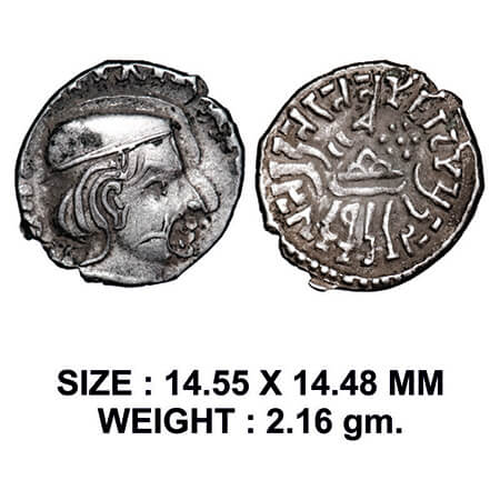 Western Kahatrapas, Karddamaka Dynasty, Rudrasimha II (c. 304-316 AD), son of Svami Jivada