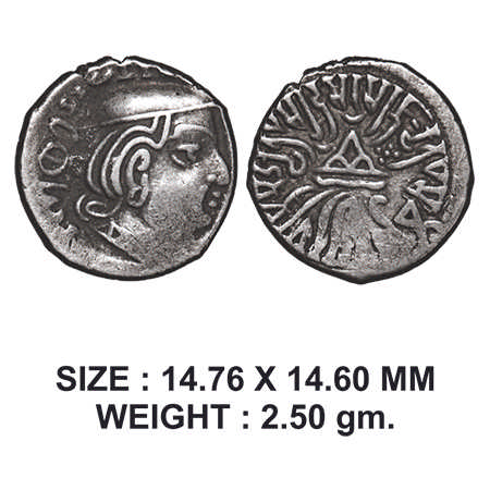 Western Kshatrapas, Kardamaka Dynasty, Rudrasena II (c. 255-276 AD), son of Viradaman, SE 
