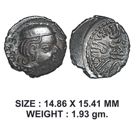 Western Kshatrapas, Kardamaka Dynasty, Bhartrudaman (c. 276-282 AD), son of Rudrasena II, 