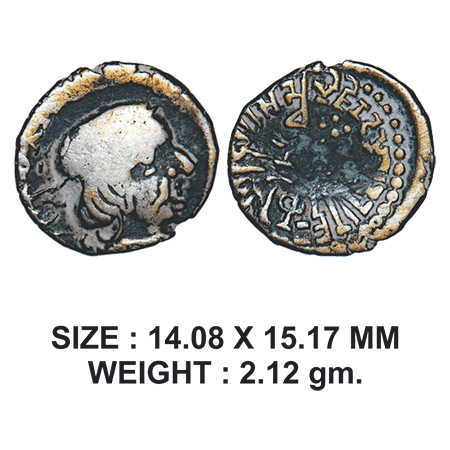 Western Kahatrapas, Karddamaka Dynasty, Rudrasimha II (c. 304-316 AD), son of Svami Jivada
