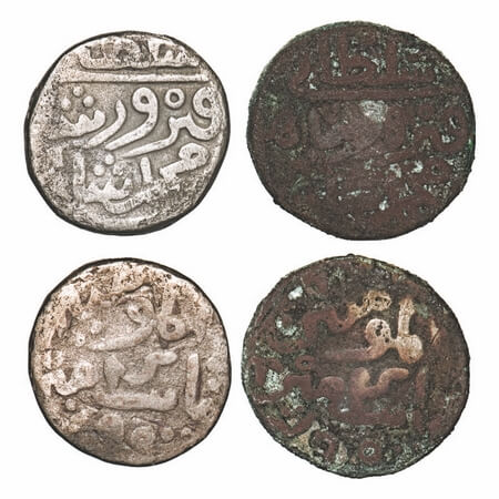 Delhi Sultan, Billon Tanka (2 Coins), Muhammad Bin Firuz as regent (AH 789-790 / 1387-1388