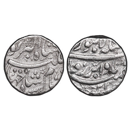 Jahangir, Silver Rupee, 11.36g, Lahore Mint, AH 1035/21 RY, Badabar Couplet, floral design
