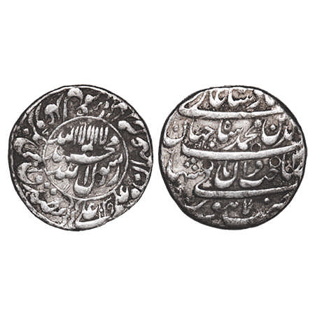 Shah Jahan I, Silver Rupee, 11.38g, Lahore Mint, AH 1039/3 RY, name of four caliphs and ka