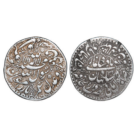 Shah Jahan I, Silver (Nazarana) Rupee (Broad Flan), 11.39g, Dar ul Khilafa Shahjahanabad M