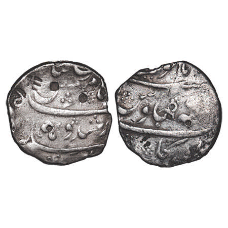 Kam Baksh, Silver Rupee, 11.09g, Torgal Mint, AH (1119) / RY Ahad (1). KM 336.7. Fine, Ver