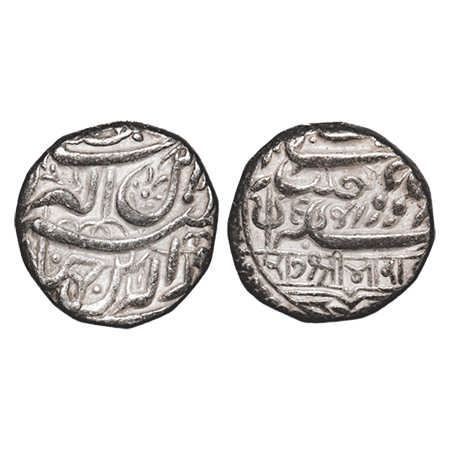 Kutch, Silver, Kori, 4.61g, Bharmalji I (AH 994-1041/1585-1631 AD), INO Jahangir, AH 1028
