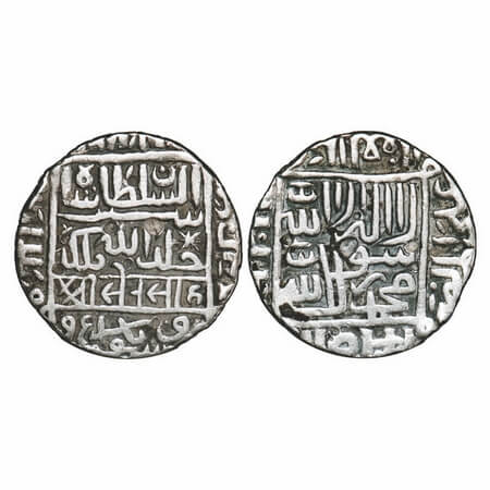 Delhi Sultanate, Silver Rupee, 11.00g, Sher Shah Suri, Shergarh urf Bakkar Mint, AH 951. G