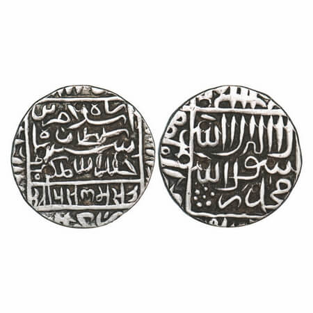 Delhi Sultanate, Silver Rupee, 11.46g, Islam Shah Suri (AH 952-960 / 1545-1552 AD), AH 960