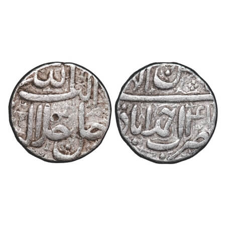 Akbar, Silver Rupee, 11.37g, Ahmadabad Mint, Ilahi month 'Bahman', 47 RY. KM 93.2. Very Fi