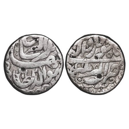 Jahangir, Silver Rupee, 11.15g, Akbarnagar Mint, 'Nur al-din Type', Month 'Khurdad', ornam