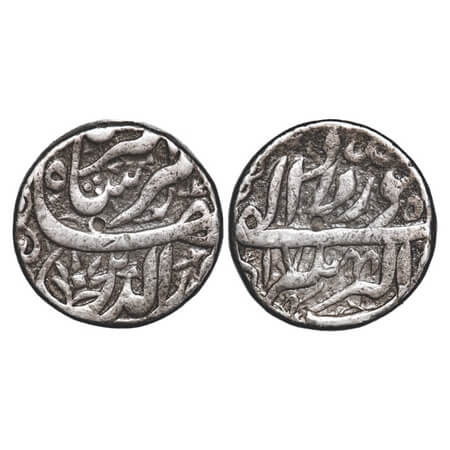 Jahangir, Silver Rupee, 11.27g, Akbarnagar Mint, Month 'Khurdad', 17 RY. KM 145.4. About V