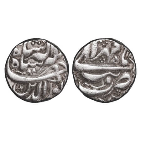 Jahangir, Silver Rupee, 11.32g, Patna Mint, 15 RY, ilahi 'Mihr'. KM 145.12, Very Fine, Sca