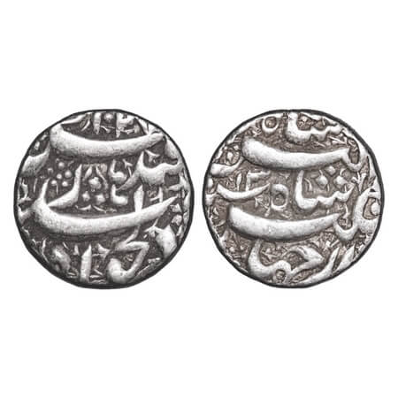Jahangir, Silver Rupee, 11.33g, Qandahar Mint, AH 1027/13 RY. KM 142.2. Very Fine, Scarce.