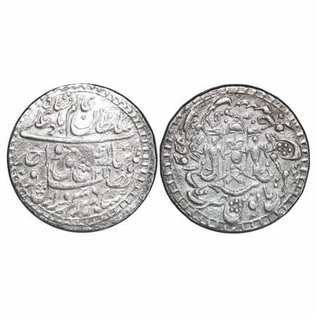Awadh, Silver Rupee, 11.14g, Wajid Ali Shah, Mulk Awadh Bait-us-Sultanate Lakhnau Mint, AH