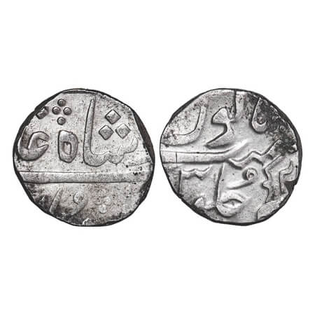 Baroda, Silver Rupee, 11.52g, Govind Rao (AH 1182-1185/1768-1771), Baroda Mint, Nagari 'Go