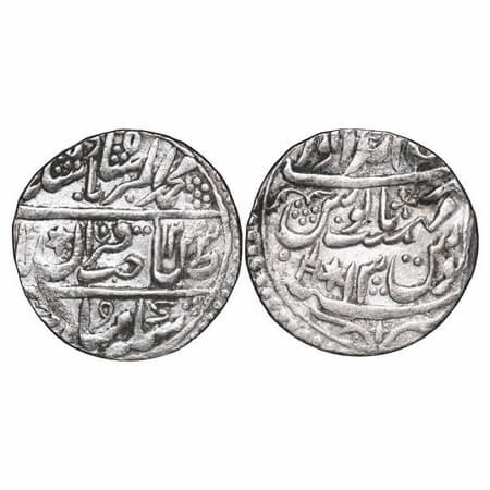 Bharatpur, Silver Rupee, 10.93g, (broad flan) Randhir Singh (AH 1220-1239/1805-1823 AD), I