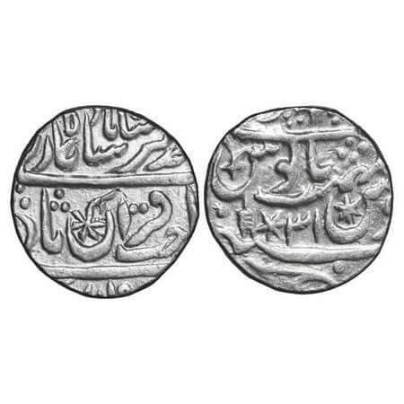 Bharatpur, Silver Rupee, 11.09g, Balwant Singh (AH 1242-1269/1826-1853 AD), INO Muhammad A