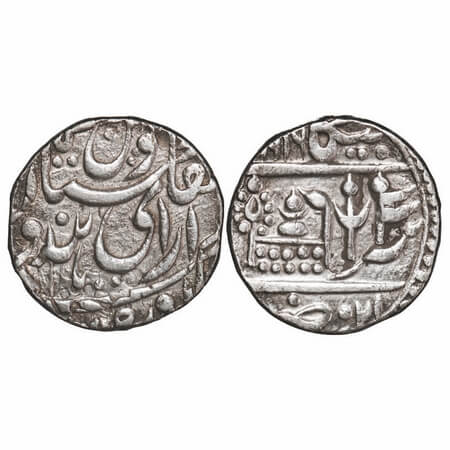 Bikanir, Silver Rupee, 11.37g, Dungar Singh ( AH 1289-1305 / 1872-1887 AD), VS 1916/1859 A