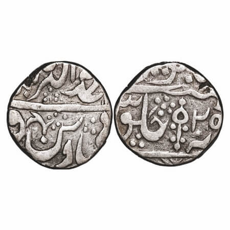 Datia, Silver Rupee, 10.78g, Govind Singh (AH 1325-1368/1907-1948 AD), Dalipnagar Mint, 25