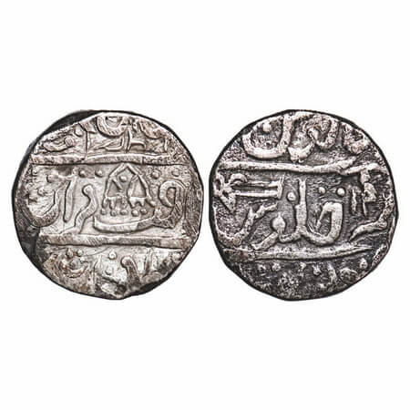 Dholpur, Silver Rupee, 10.58g, Kirat Singh ( AH 1203-1221/1788-1806 AD), Gohad struck at d