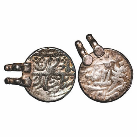 Jaipur, Silver Rupee, 12.70g with (pendant hook), Madho Singh II, Sawai Jaipur Mint, INO V