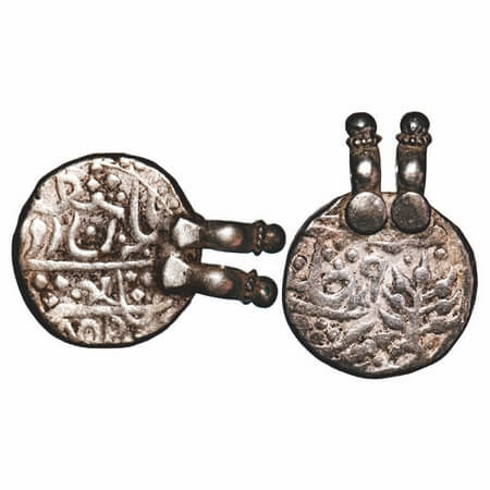 Karauli, Silver Rupee, 11.04g (pendant hook), struck during the reign of Madan Pal, INO Qu