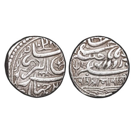 Kutch, Silver Kori, 4.63g, Bharmalji I (AH 994-1041/1585-1631 AD), INO Jahangir. AH 1028, 