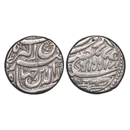 Kutch, Silver Kori, 4.54g, Bharmalji I (AH 994-1041/1585-1631 AD), INO Jahangir, AH 1028. 
