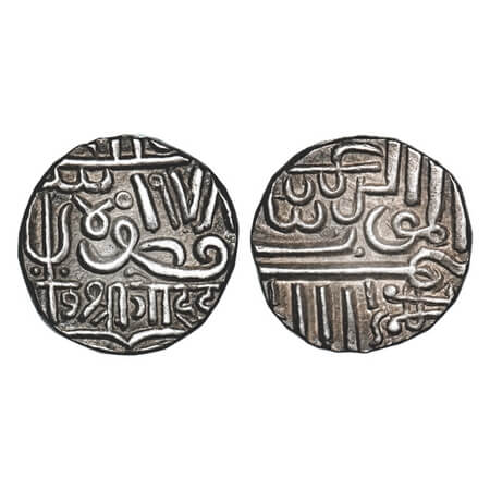 Kutch, Silver, Kori, 4.61g, Gohadji I, INO Muzaffar Shah III, Frozen AH 978. Rajgor 84.1. 