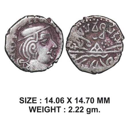 Western Kshatrapas, Kardamaka Family, Vishvasimha II, son of Rudrasena II (275-280 AD), as