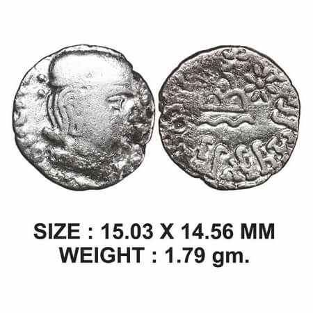 Western Kshatarapas, Rudrasimha I s/o Rudradaman (c.177-197 AD), Silver Drachms, 1.79g, SE