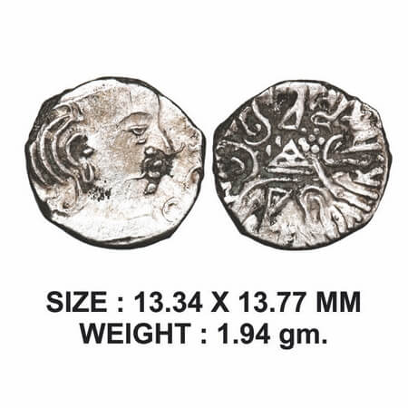Western Kshatarapas, Svami Rudrasimha III s/o Svami Satyasimha (c. 307-337 SE/ 385-415 AD)