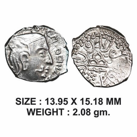 Western Kshatrapas, Svami Rudrasena IV s/o Svami Simhasena, (ca.307-309 SE ca. 385-387 AD)