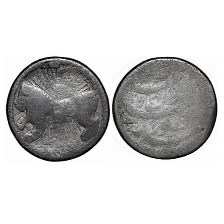 Jahangir, Silver Zodiac Rupee, 10.62g, Ahmadabad Mint, Leo sign, (AH 1027/13 RY) unseen, O