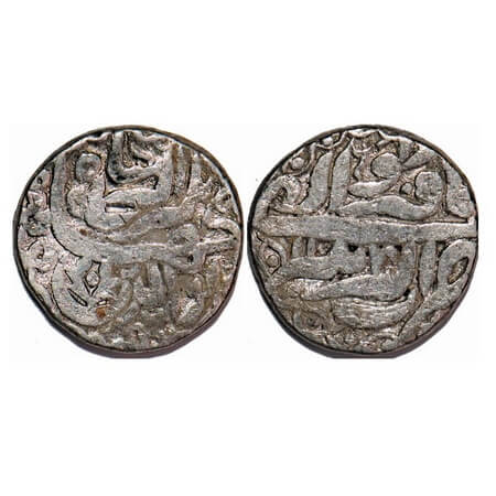 Jahangir, Silver Rupee, 11.08g, Akbarnagar Mint, 'Nur al-din Type', Ilahi Type, Month 'Far