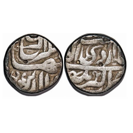 Jahangir, Silver Rupee, 11.23g, Akbarnagar Mint, 'Nur al-din Type', Ilahi Type, Month 'Ard