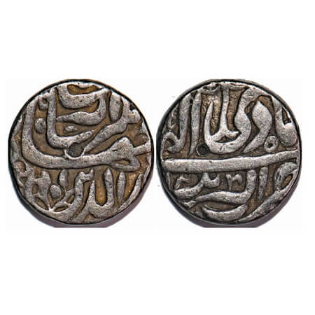 Jahangir, Silver Rupee, 11.27g, Akbarnagar Mint, 'Nur al-din Type', Ilahi Type, Month 'Di'