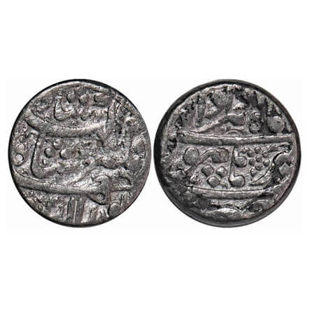 Jahangir, Silver Rupee, 11.31g, Burhanpur Mint, Ilahi Type, Month 'Amardad'. KM 145.5. Ver