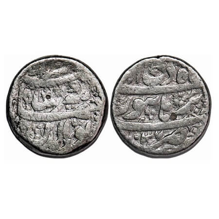 Jahangir, Silver Rupee, 11.18g, Burhanpur Mint, Ilahi Type, Month 'Di', AH 1037. KM 145.5.