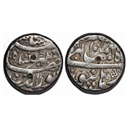 Jahangir, Silver Rupee, 11.28g, Burhanpur Mint, Ilahi Type, Month 'Bahman', AH 1020. KM 14