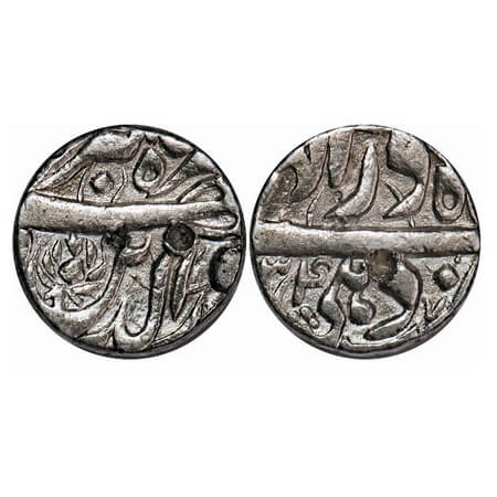 Jahangir, Silver Rupee, 11.32g, Dehli Mint, 'Nur al-din Type', Ilahi Type, Month 'Azar', A