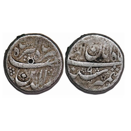 Jahangir, Silver Rupee, 11.31g, Kashmir Mint, AH (1023)/9 RY, Month 'Aban'. KM 145.10. Abo