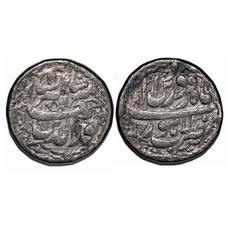 Jahangir, Silver Rupee, 11.27g, Lahore Mint, Ilahi Type, Month 'Farwardin' Year 7. with or