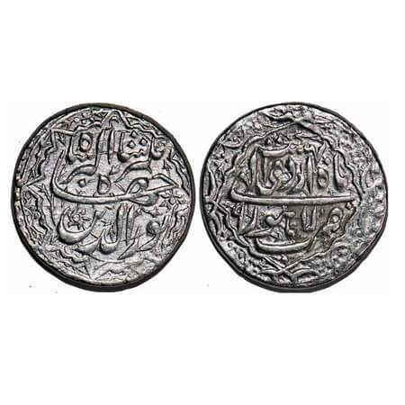 Jahangir, Silver Rupee, 11.36g, Lahore Mint, Ilahi Type, Month 'Ardibihisht' Year 9. with 