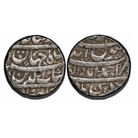 Shah Jahan I, Silver Rupee, 11.33g, Ahmadabad Mint, Ilahi type, Month 'Di'. KM 224.1 type.