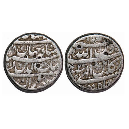 Shah Jahan I, Silver Rupee, 11.23g, Kabul Mint, AH (10)58/21 RY, Four lines type. KM 224.1
